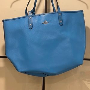 Coach Blue Tote